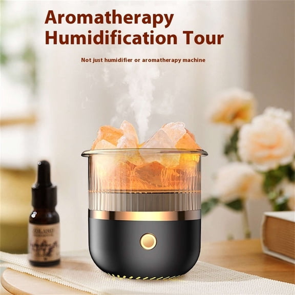 Promotion Sale! Humidifier Crystal Lamp Aroma Diffuser & Humidifier Multi Color Night Light Oil Diffuser for & Home Desktop Silent Operation Ambient Atmosphere, Household Humidifier Clearance Sale