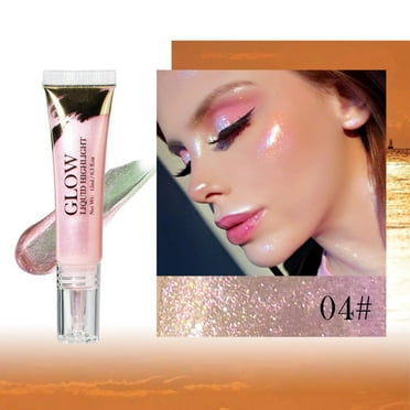 🌸Promotion Sale! Liquid Highlighter Non Greasy Smooth Glow Highlighter Multipurpose Liquid Highlighter Makeup Highlighter Suitable for All Natural Glow Enhancer for Face Eye Neck Body Deals!