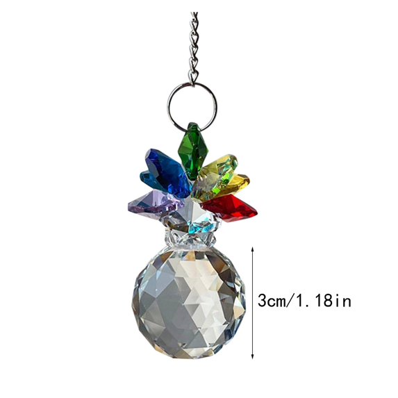 Promotion Sale! Nomeni Household Pendant Crystal Pineapple Windows Handmade Crystal Pineapple Crystal Pineapple Windows Handmade Crystal Pineapple Clearance Sale Clear