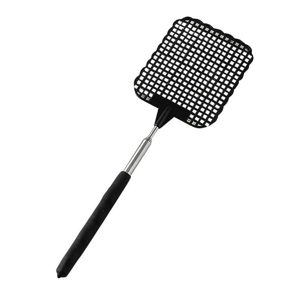 Promotion Sale! Nomeni Insect Catcher Telescopic Extendable Fly Swatter Prevent Pest Mosquito Tool Flies Trap Clearance Sale Black