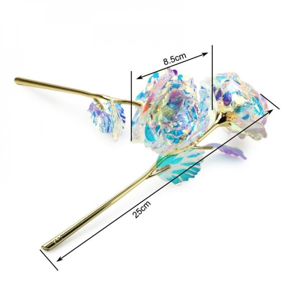 Promotion Sell!24K Gold Foil Rose Flower Artificial Flower Lantern Gift Box Exquisite Novelty Valentine's Day