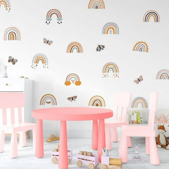 Promotion!Wallpaper Decoration Wall Stickers 99*24CM for Bedroom Living Room for Wall Tile Window Rainbow