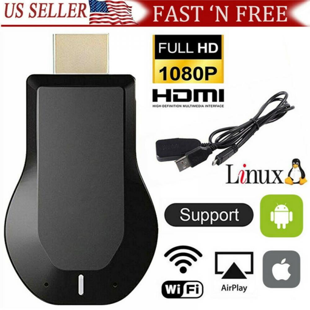 4K&1080P WiFi Display Dongle, HDMI Wireless Display Adapter Mobile Screen  Mirroring Receiver from Phone to Big Screen for iPhone Mac iOS Android to  TV, Support Miracast Airplay DLNA 