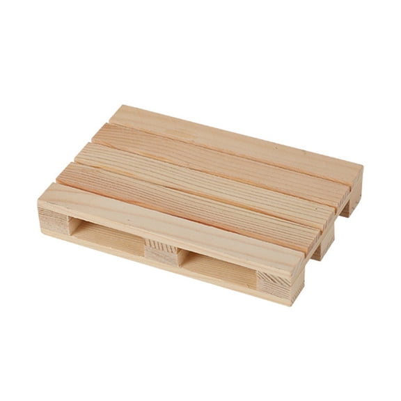 Promotion clearance! Multifunction Wooden Pallet Beverage Coasters For Hot And Cold Drinks Wood Pallet Pot Cushion Crafts Table Decoration Wooden color L
