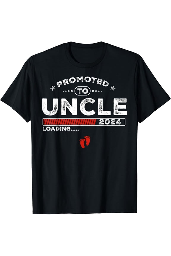 Promotion to Uncle est. 2026 Loading soon-to-be Daddy Uncle T-shirt for Men Uncle T-shirt for Women