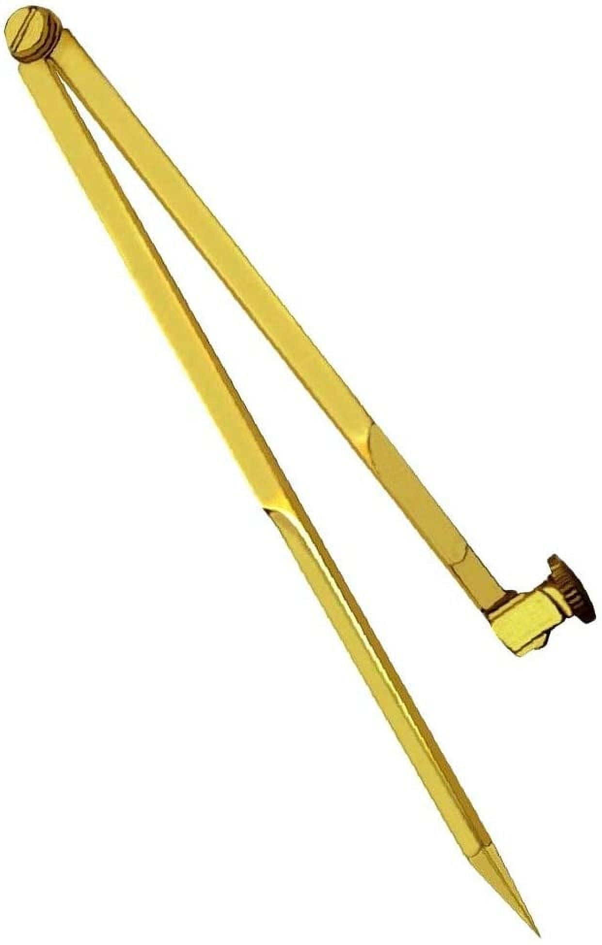 Promotional Compass Divider with Pencil Holder Full Brass Executive (8inch)