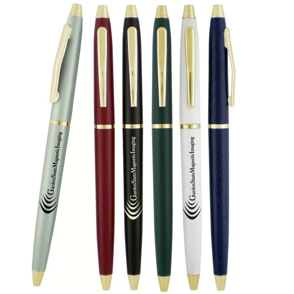 Personalized Promotional Cooper G Pen with Gold Trim Write Your Buissnes Name Or Logo QTY500