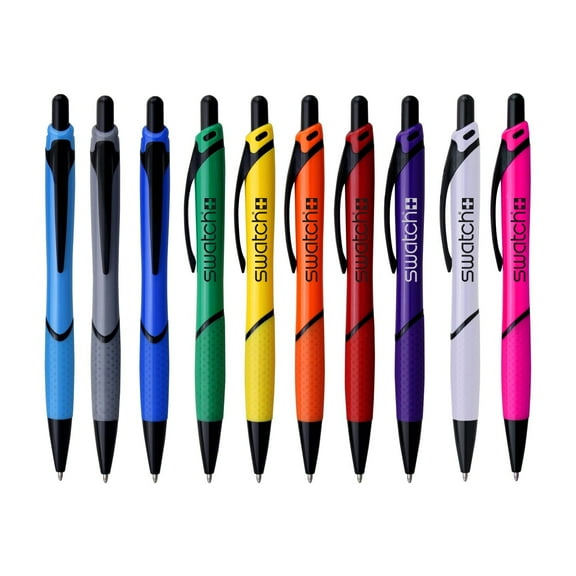 Personalized Promotional Sance Pen with Colored Rubber Grip Write Your Company Name Or Logo QTY300