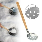 Off Promotions! Equipment Package Ice Fishing Winter Ice Fishing with Wooden Handle Ice Slush Ice Fishing Gear for Scooping Out Ice While Fishing, Home Essentials Clearance