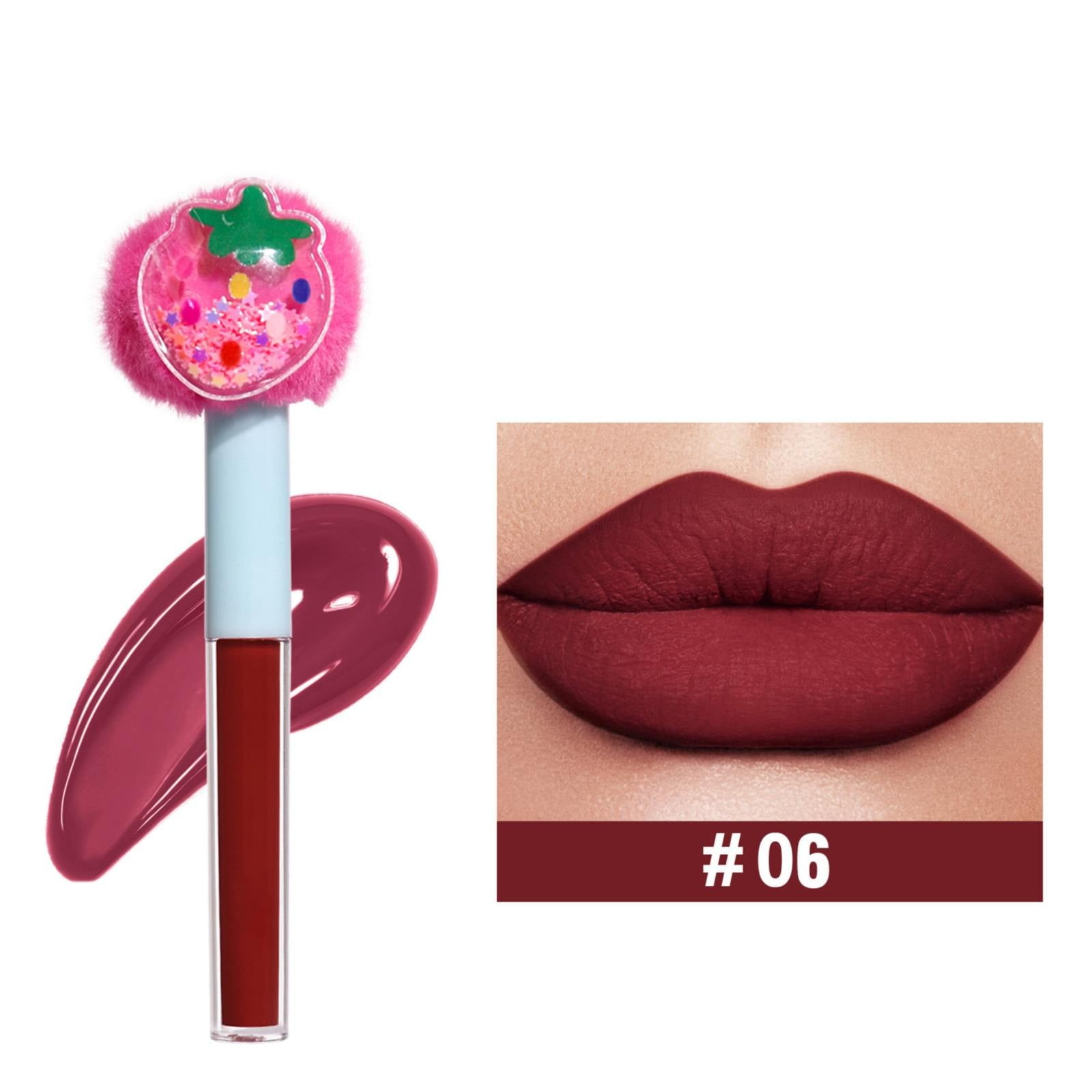 Promotions！ Fruit Plush NonStick Lipstick 2Ml 06 (The Product Is Only