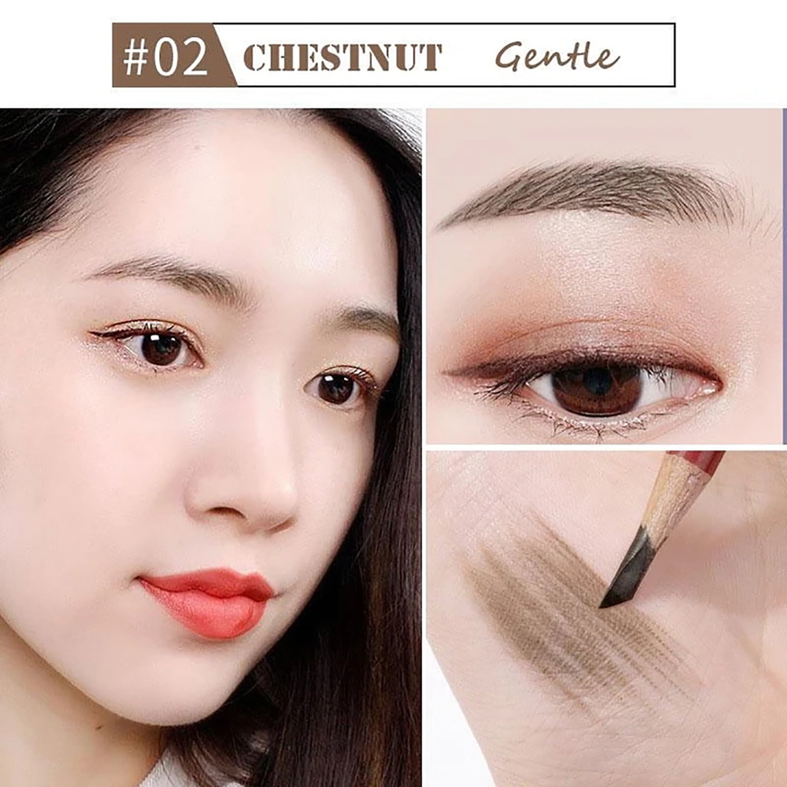 Promotions！ Machete Hard Core Eyebrow Pencil Does Not Fade LongLasting