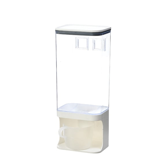 Off Promotions! Nomeni Storage Box Medium 1500Ml Cereal Dispenser Wall Mounted Dry Food Container Kitchen Storage Box, 1Pc Cereal Dispenser Clearance Sale