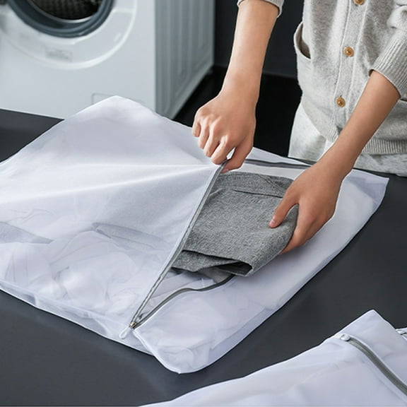 Off Promotions! Ynlkorvg Compression Storage Bag Mesh Laundry Bags 3Pcs Small Honeycomb Laundry Wash Bag for Stocking Underwear, Kitchen Essentials Clearance Sale White