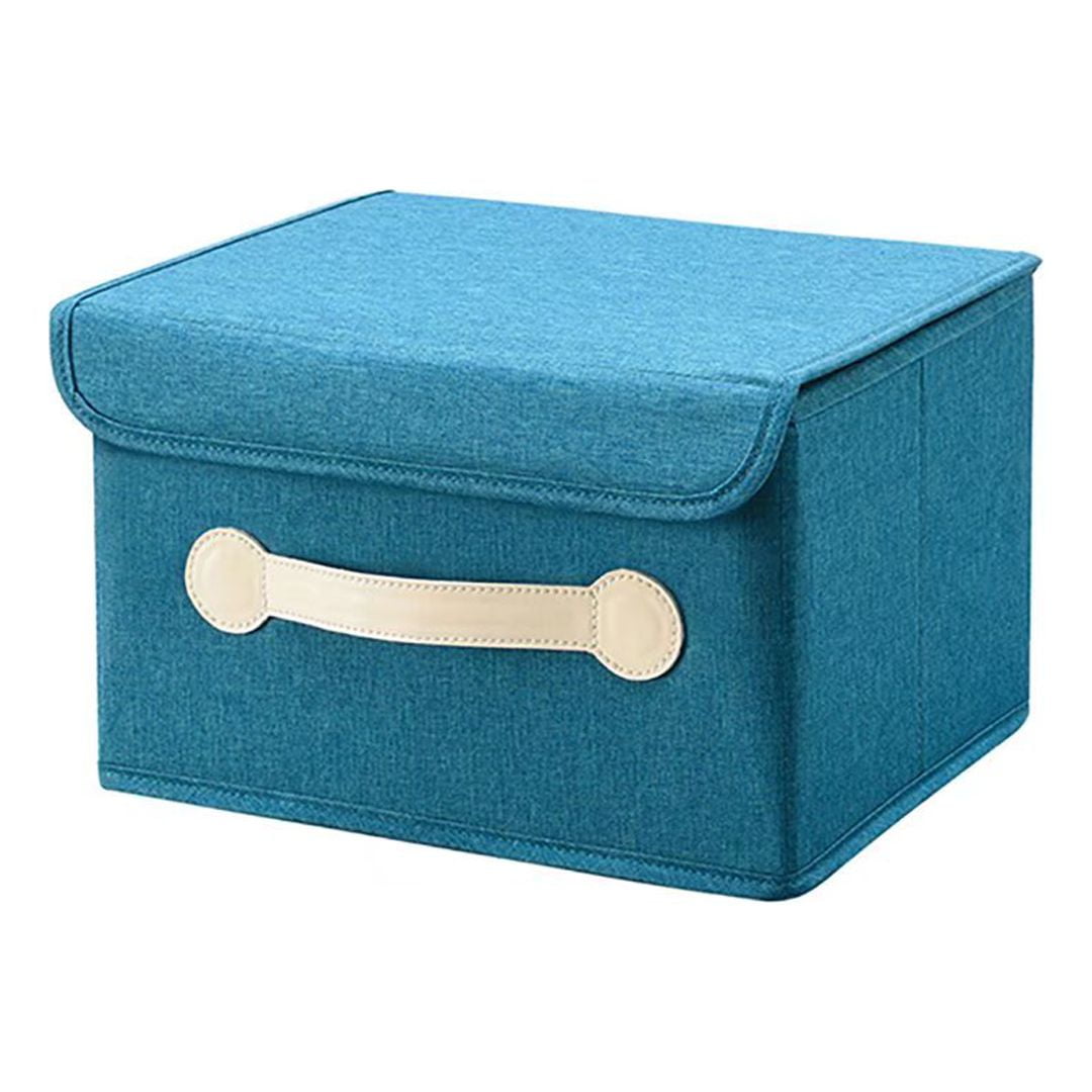 Promover Foldable Cube Storage Bin with Lids and Handle, Small Fabric