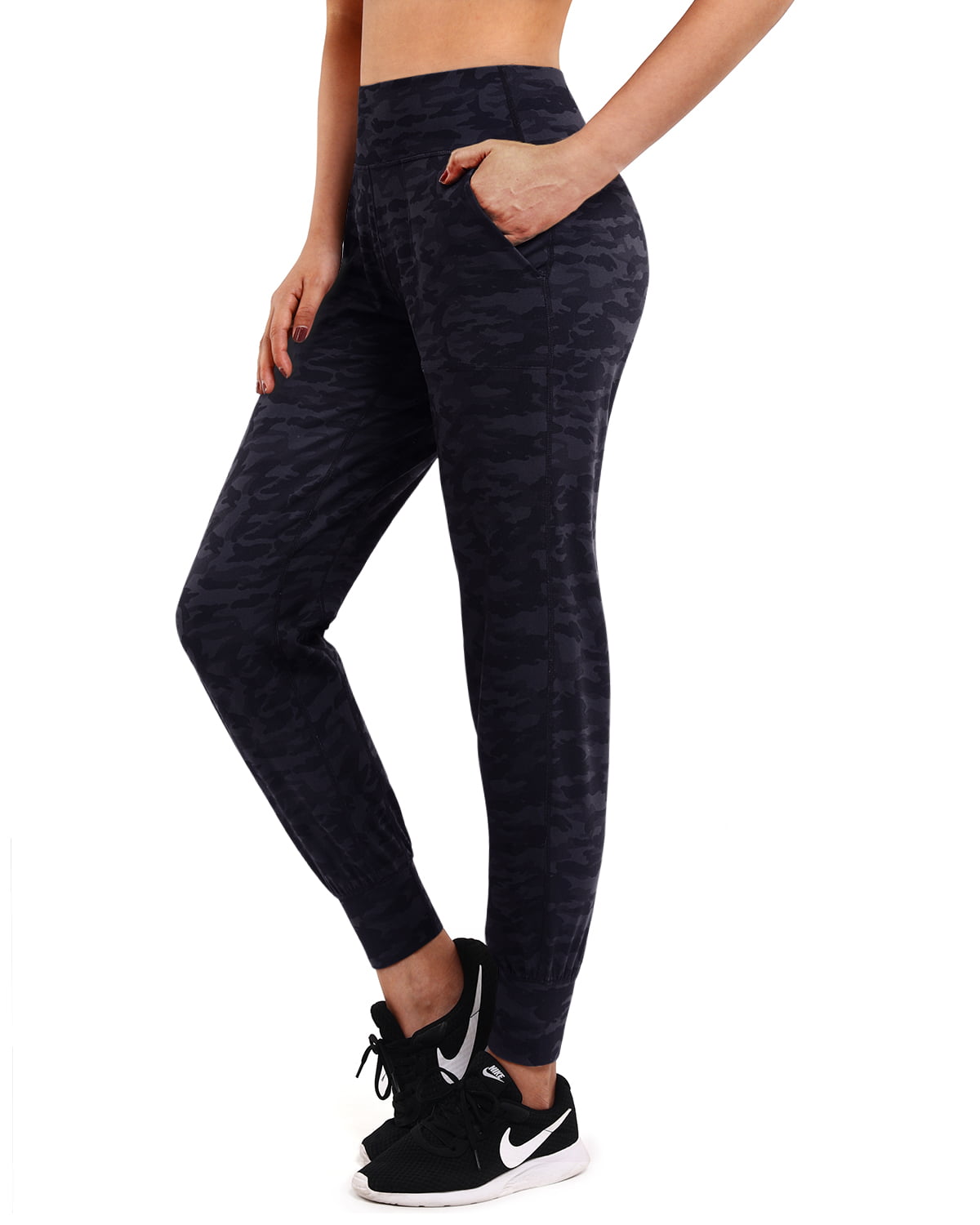 Promover Yoga Pants Women Wide Leg Sweatpants with Pockets Stretch