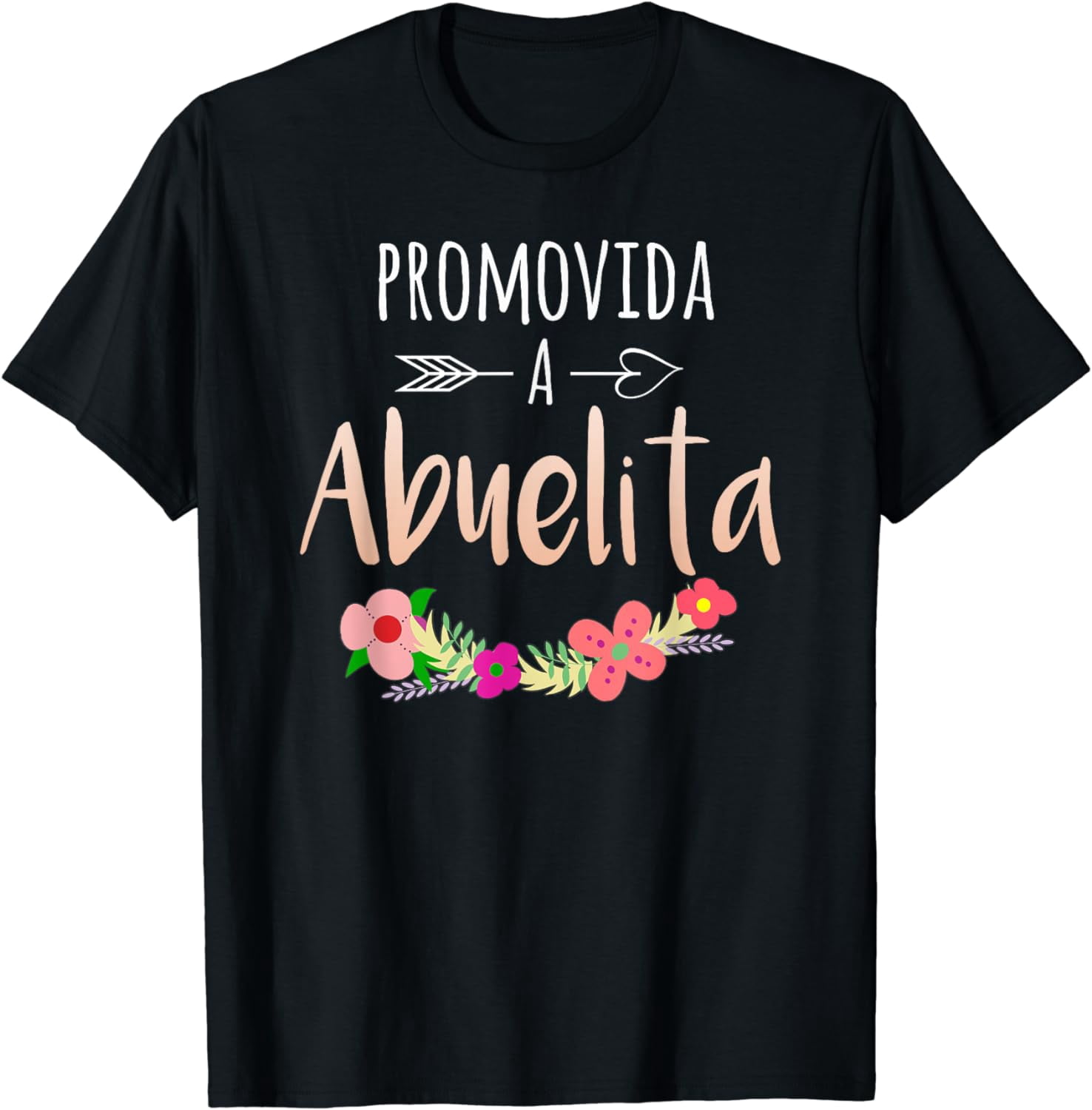 Promovida A Abuelita Spanish Pregnancy Announcement Grandma T-Shirt