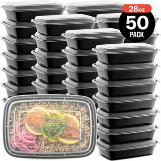 OTOR 12oz Food Container Sets with Lids Bento box Lunch boxes take away  Deli Container 25 Sets Meal Prep food storage Two-color process Stackable