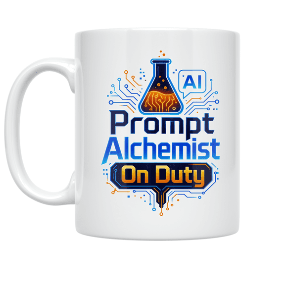 Prompt Alchemist On Duty - AI Tech Professional - 11 oz Ceramic Coffee Mug