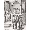 thumbnail image 1 of Promulgation of An Edict. Copy of Miniature in 15th Century Manuscript Anciennetes Des Juifs Poster Print, Large - 24 x 34, 1 of 1