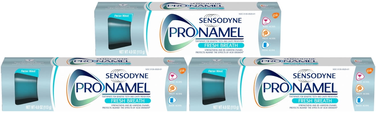 Pronamel Fresh Breath Anti-cavity Fluoride Toothpaste Fresh Breath - 4 Ounces (Pack of 3)