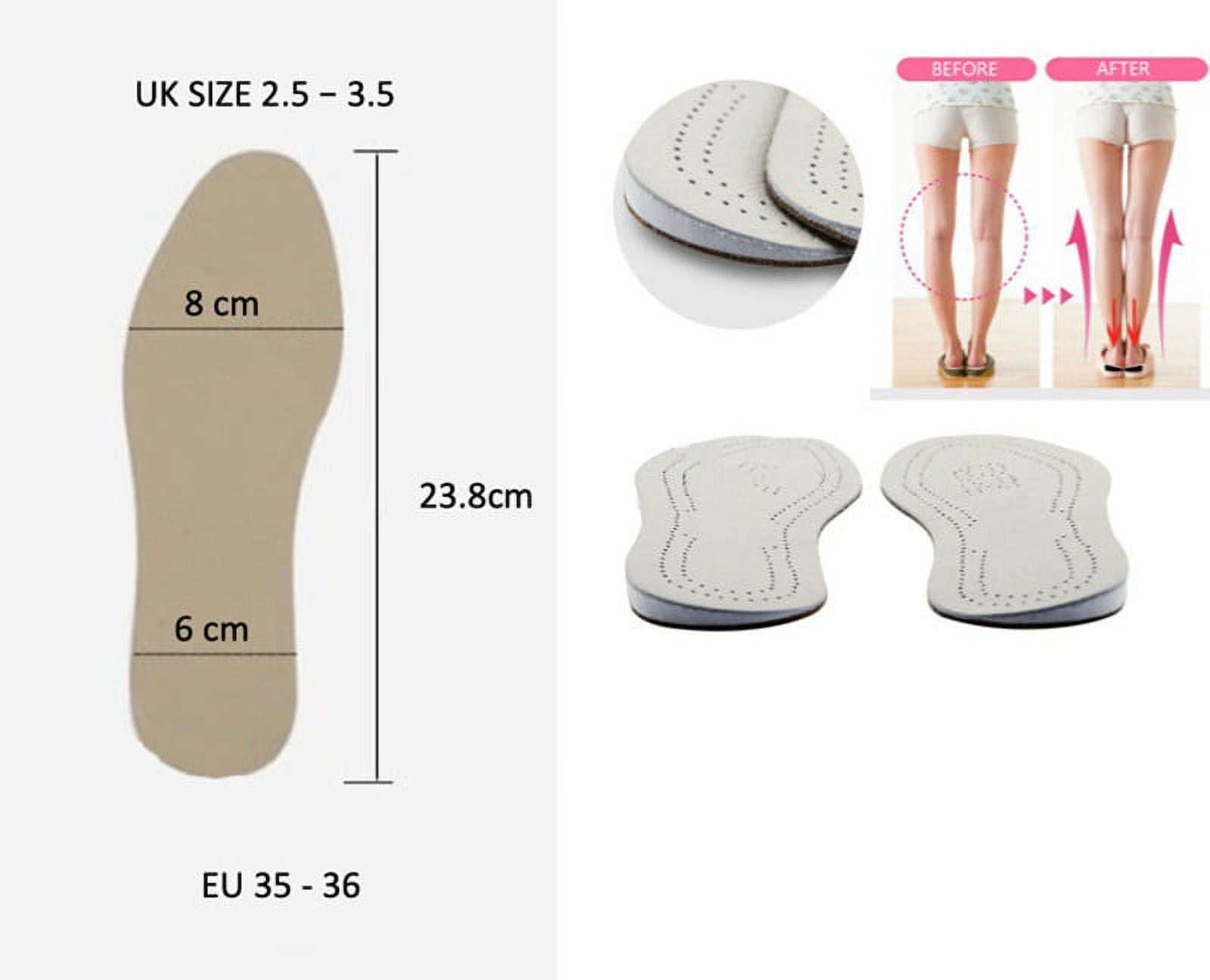 O/X Leg Orthopedic Insoles,Supination Insoles Flat Feet Arch Support  Insoles for Foot Alignment,Knock Knee Pain,Over Supination (Size : 41)