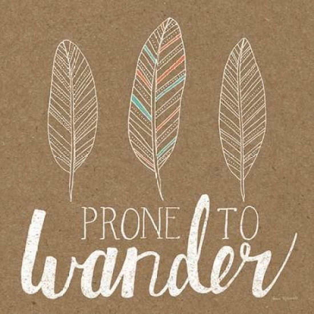 Prone to Wander Canvas Art - Laura Marshall (24 x 24)