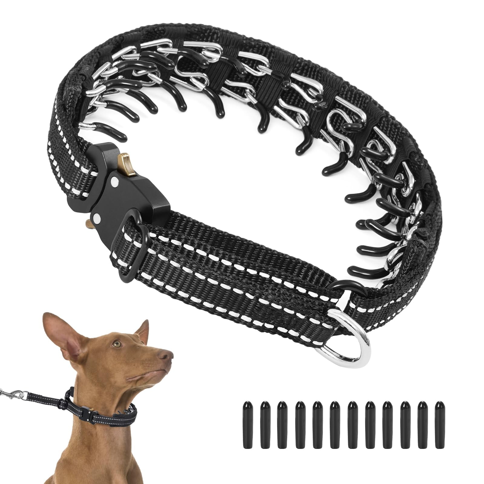 Fuggis Martingale Collar for Dog No Pull Dog Walking Training Collar Reflective Nylon Military Dog Collar for Extra Large Dogs Walmart