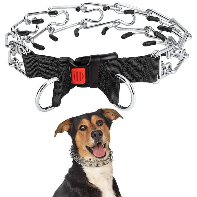 Prong Collar for Dogs No Pull Choke Collar for Dogs, Pinch Collar for