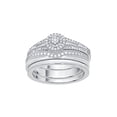 thumbnail image 1 of Prong Set Diamond Bridal Set in 10K White Gold (1/8 cttw, G-H, I2-I3), 1 of 2