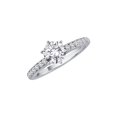 thumbnail image 1 of Prong Set Diamond Engagement Ring in 10K White Gold (1 1/4 cttw, G-H, I2/I3), 1 of 2