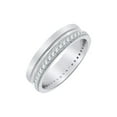 thumbnail image 1 of Prong Set Diamond Eternity Band in 10K White Gold (1/2 cttw, G-H, I2-I3), 1 of 2