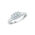 thumbnail image 1 of Prong Set Diamond Fashion Ring in 14K White Gold (1/2 cttw, G-H, I2-I3), 1 of 2