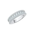 thumbnail image 1 of Prong Set Diamond Wedding Band in 10K White Gold (1 1/5 cttw, G-H, I2/I3), 1 of 2