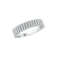 thumbnail image 1 of Prong Set Diamond Wedding Band in 10K White Gold (1/4 cttw, G-H, I2-I3), 1 of 3