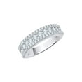 thumbnail image 1 of Prongs Set Diamond Wedding Band in Sterling Silver (1 cttw, G-H, I2-I3), 1 of 2