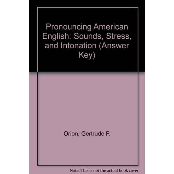 Pre-Owned Pronouncing Amer English Paperback