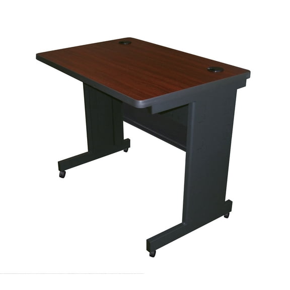 Pronto Mobile Training Table with Modesty Panel Back, 36W x 24D