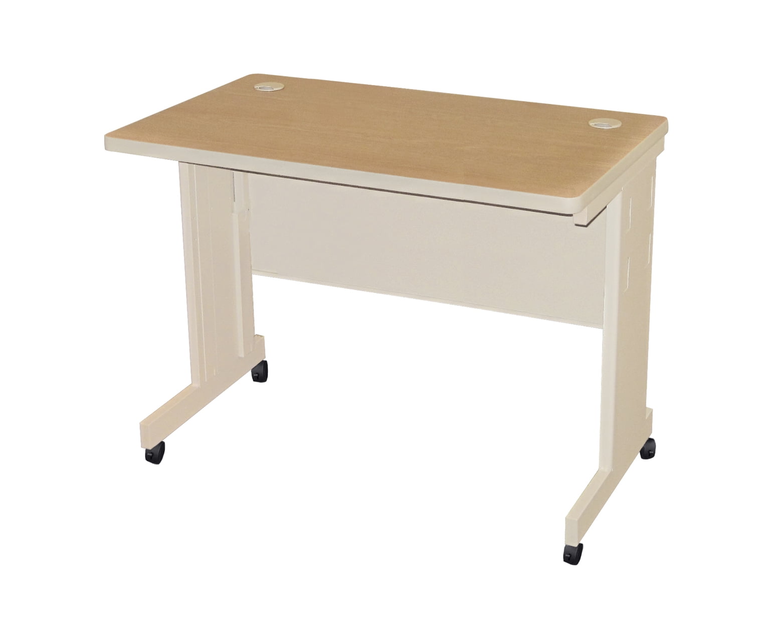Pronto Mobile Training Table with Modesty Panel Back, 42W x 24D
