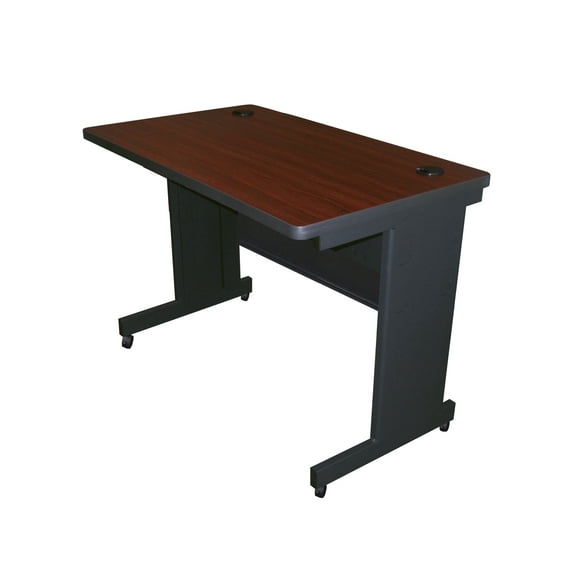 Pronto Mobile Training Table with Modesty Panel Back, 42W x 24D