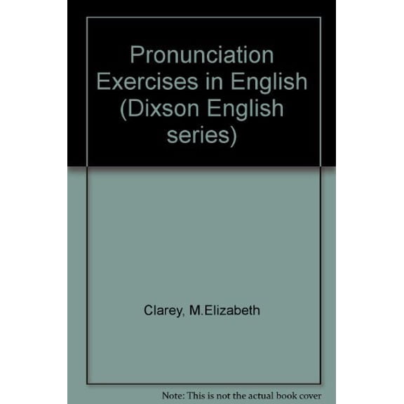 Pre-Owned Pronunciation Exercises in English (Paperback) 013730854X 9780137308545