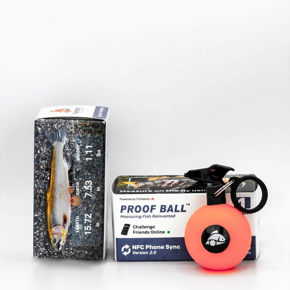 Proof Ball: Measure Fish from your Smartphone; Measure and Log Your Catches from a Photo or Video, Fishing and Fly Fishing Tool
