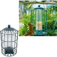 thumbnail image 1 of Proof Caged Bird Feeders, Nature's Rhythm Outdoor Hanging Bird Feeder, Chew-Proof & Weather Resistant, Backyard Gift, Cage Mesh Tube Squirrel Proof Wild Bird Feeder, 1 of 6