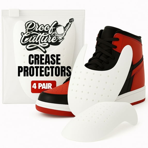 Crease Protectors for Jordan 1 Air Force 1 Dunks | Proof Culture Anti-Wrinkle Guards | Men 9.5-14 | 4 Pair