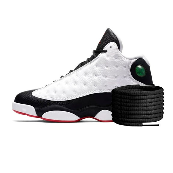 Proof Culture | Compatible with Jordan 13 Laces | Replacement Laces - Black Round Shoe Laces, Round Athletic Shoe Laces, Jordan Shoe Laces - Black 63" inches - (160 cm)