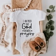 thumbnail image 1 of Proof That God Answers Prayers Baby Bodysuit, Little Answered Prayer, Baby Announcement, Pregnancy Announcement, Baby Reveal, Were Expecting Cute Baby Onesie, BABY BODYSUIT LAT 4424, 1 of 3