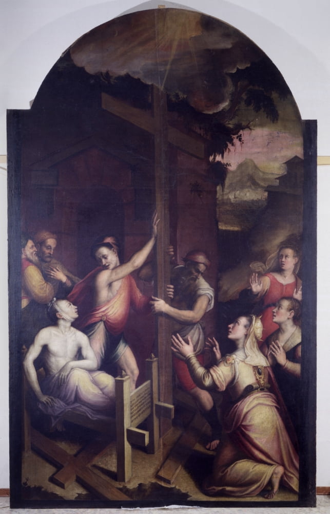 Proof Of The True Cross (Verifica Della Vera Croce) Canvas Art - (18 x 24)