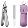 thumbnail image 1 of Proof Stainless Steel Nail Clipper with 180 Wide Angle Bevelled and Extended Handle for Thick Nails, 1 of 5
