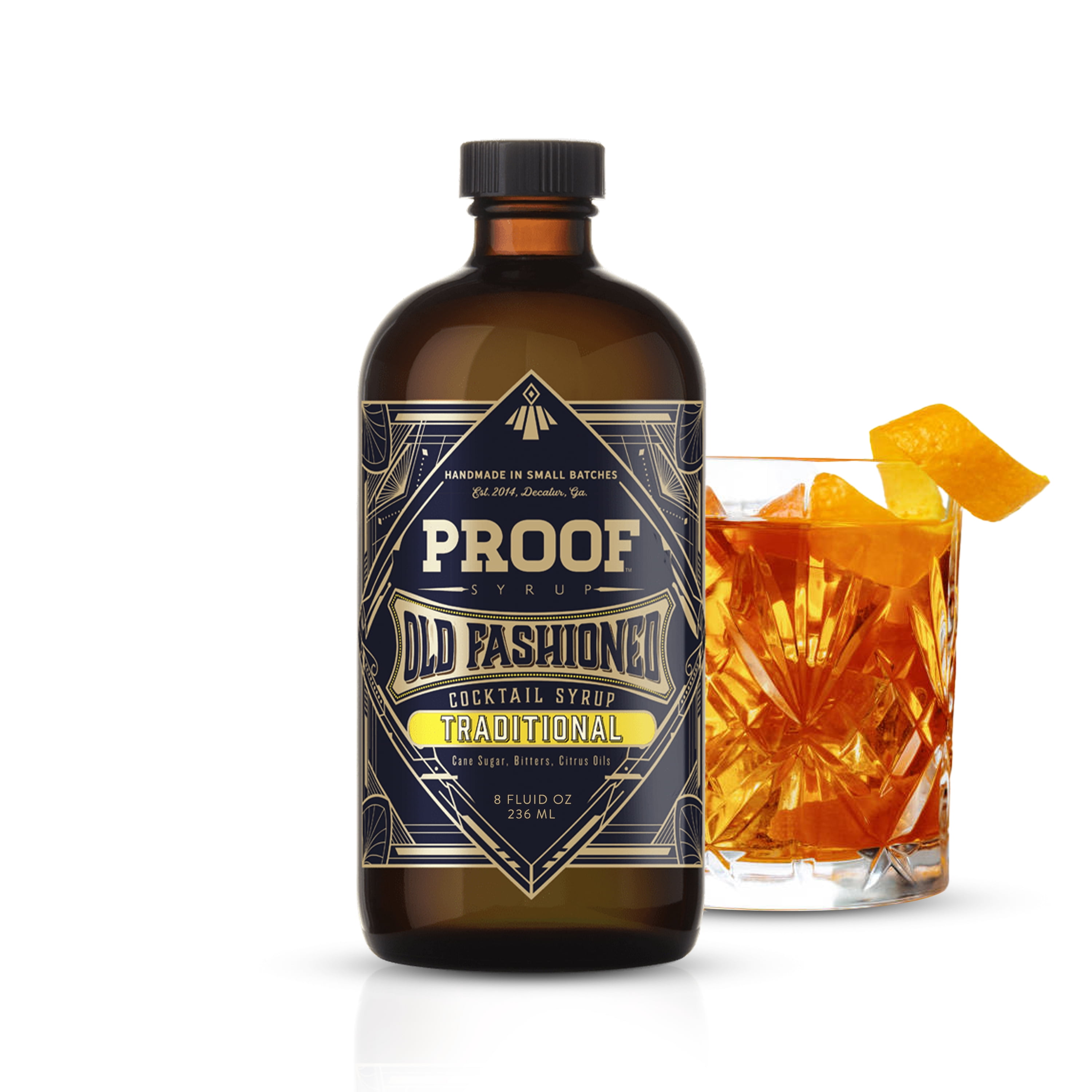 Proof Syrup - Old Fashioned Cocktail Mix - Made with Real Bitters ...
