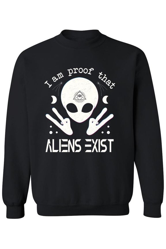 Proof That Alien Exist Sweatshirt Men -Image by Shutterstock, Male Small