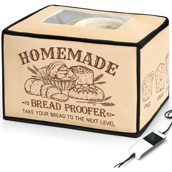 Proofing Box Bread Proofer with Heater Foldable Zippered Sourdough Basket for Making Dough Yogurt Pizza Cookie Natto Temperature Timer Controller   Bakers Christmas  Idea